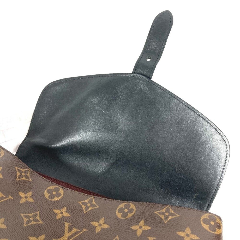LOUIS VUITTON Authentic Black Monogram Leather Backpack - Picture 10 of 16
